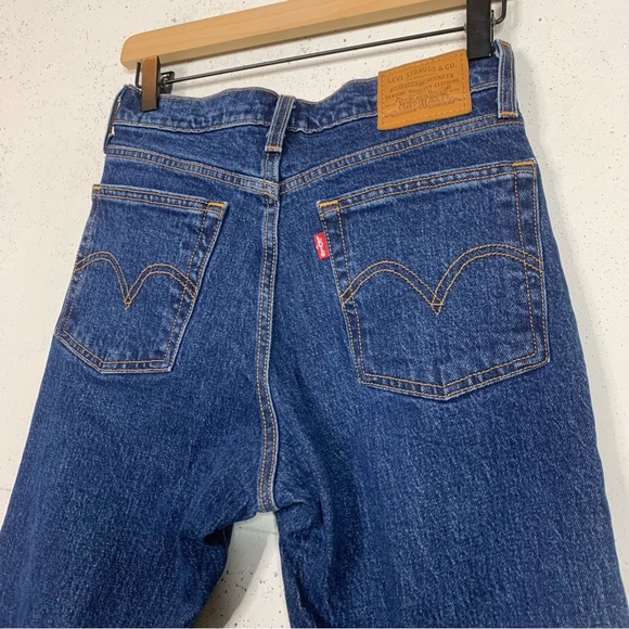 Levi’s Wedgie Straight Raw Hem Mom Jeans Size 26 - Picture 8 of 11